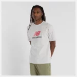 New Balance Athletics Logo SS Tee Gris