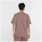 New Balance Athletics Logo SS Tee Marrón - Imagen 3