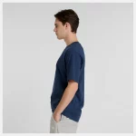 New Balance Athletics Logo SS Tee Azul - Imagen 4