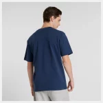 New Balance Athletics Logo SS Tee Azul - Imagen 3