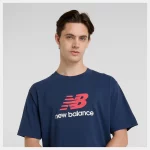 New Balance Athletics Logo SS Tee Azul - Imagen 2
