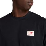 New Balance Woven Label SS Tee Negro - Imagen 6