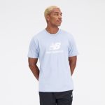 New Balance Essentials Stacked Logo SS Tee Azul