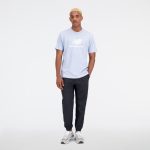 New Balance Essentials Stacked Logo SS Tee Azul - Imagen 5