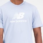New Balance Essentials Stacked Logo SS Tee Azul - Imagen 2