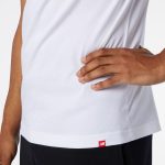 New Balance Essentials Stacked Logo SS Tee Blanco - Imagen 4