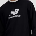 New Balance Sport Essentials Logo Crew Negro - Imagen 2
