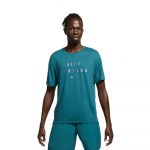 Nike Dri-Fit Miler Run Division SS Verde