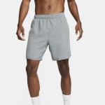 Nike Dri-Fit Challenger Brief-Lined Shorts Gris