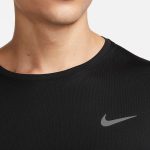 Nike Dri-Fit UV Miler Short Sleeve Tee Negro - Imagen 2