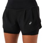 Asics 2IN1 3.5 Inch Shorts Negro