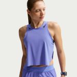 Nike DRI-FIT Advanced Aeroswift Crop Tank Morado