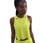 Nike DRI-FIT Advanced Aeroswift Crop Tank Amarillo - Imagen 2