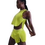 Nike DRI-FIT Advanced Aeroswift Crop Tank Amarillo - Imagen 5