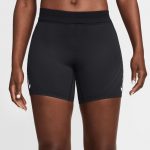 Nike DRI-FIT Aerowift Mid-Rise Short Thights Negro - Imagen 3