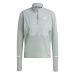 Adidas Ultimate Hivis Half-Zip LS Verde
