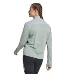 Adidas Ultimate Hivis Half-Zip LS Verde - Imagen 5