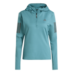 Adidas Own The Run Winter Half-Zip Shirt Verde