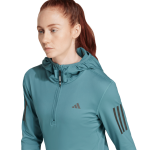 Adidas Own The Run Winter Half-Zip Shirt Verde - Imagen 2