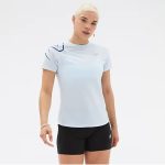 New Balance Printed Impact Run Short Sleeve Azul