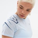 New Balance Printed Impact Run Short Sleeve Azul - Imagen 2