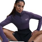 Nike Dri-Fit Pacer Half Zip GLS Morado - Imagen 4