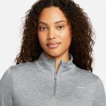 Nike Dri-Fit Swift Element UV Half Zip Gris - Imagen 2