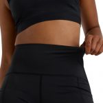 New Balance Sleek Pocket High Rise Shorts Negro - Imagen 5