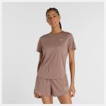 New Balance Athletics Short Sleeve Marrón