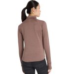 New Balance Athletics Heat Grid Half Zip Marrón - Imagen 3